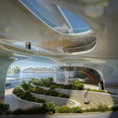 TRIPLE BAY YACHT CLUB, Red Sea, Zaha Hadid Architects . Un proyecto de Diseño, Arquitectura y Arquitectura interior de Chantal Matar - 28.05.2022