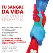 Diseño de Campaña donación de sangre 2022: cartel, email y redes sociales. Design, Advertising, Design Management, Graphic Design, and Marketing project by Beatriz Prado - 06.16.2022
