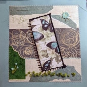 My project for course: Experimental Embroidery Techniques on Paper. Un progetto di Belle arti, Collage, Ricamo, Illustrazione tessile e Textile Design di Wendy Johnston - 26.05.2022