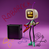 Mi proyecto del curso: Roborock. Un progetto di Motion graphics, Character design, Product design e Modellazione 3D di Oscar Martinez - 05.06.2022