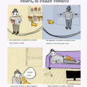 Mi proyecto del curso: Viñetas ilustradas: historias que traspasan la pantalla. Fine Arts, Comic, Drawing, Stor, telling, Stor, and board project by Euge Miqueo - 06.09.2022