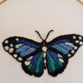 My project for course: Realistic Embroidery Techniques. Un progetto di Illustrazione, Ricamo, Illustrazione tessile e Textile Design di Wendy Johnston - 31.05.2022