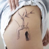 Tu propio crecimiento . Projekt z dziedziny Projektowanie tatuaż użytkownika Lucia Serrano - 17.06.2022