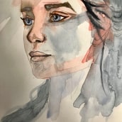 Daenerys Targaryen in Watercolors Ein Projekt aus dem Bereich Zeichnung, Aquarellmalerei und Porträtzeichnung von . . - 28.06.2022