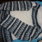 Tejido a crochet. Moda projeto de Lizelotte Collazos - 30.06.2022