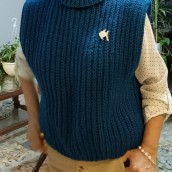 Mi proyecto del curso: Crochet: crea prendas con una sola aguja. Un proyecto de Ilustración tradicional, Moda, Diseño de moda, Tejido, DIY, Crochet y Diseño textil de Fernanda - 04.07.2022