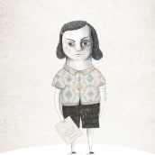 Las niñas malas. Un proyecto de Ilustración tradicional, Diseño de personajes y Diseño editorial de Lila Aquilicun - 04.07.2022
