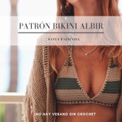 BIKINI ALBIR A CROCHET. Un proyecto de Diseño de vestuario, Artesanía, Moda y Crochet de Estefa González - 01.07.2022