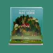 BOOK COVER- verde. Un proyecto de Ilustración tradicional, Diseño editorial, Ilustración digital, Ilustración editorial y Literatura infantil						 de Jan Paternina - 06.07.2022