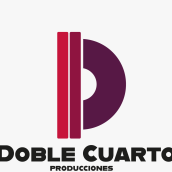 Diseño de logotipo para Doble cuarto producciones. Design, Br, ing e Identidade, Design gráfico, e Design de logotipo projeto de Juan Pablo Olaya Celis - 30.06.2022