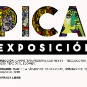Flyer para una exposición de pintura. Un proyecto de Diseño, Publicidad, Diseño gráfico y Marketing de Luca Mendieta - 10.07.2022