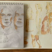 Mi proyecto del curso: Sketchbook de retrato: explora el rostro humano. Sketching, Drawing, Portrait Drawing, Artistic Drawing, and Sketchbook project by Alberto Pérez - 07.22.2022