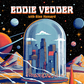 Eddie Vedder Los Angeles 2022. Un progetto di Design, Illustrazione tradizionale e Design di poster  di Pedro Correa - 01.02.2022