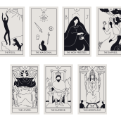 My project for course: Illustrated Deck of Cards Creation by Nan Ein Projekt aus dem Bereich Design, Traditionelle Illustration, Grafikdesign, Digitale Illustration und Erzählung von Nan Qian - 01.08.2022