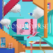 WONDERVERSE CRYPTO. Motion Graphics, and Art Direction project by noelia lozano cardanha - 09.01.2022