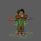 My project for course: Introduction to Rigging for Animation. Un proyecto de Animación, Rigging y Animación 3D de Alex Torres - 02.08.2022