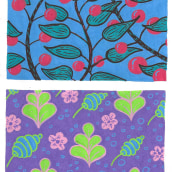 Projects for "Botanical Patterns in a Sketchbook: Conquer the Blank Page". Ilustração tradicional, Pattern Design, Ilustração botânica, e Sketchbook projeto de cathalijn - 21.08.2022
