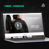 E-commerce: Aswer García . Design, UX / UI, Web Design, and Web Development project by Death Valley - 08.23.2022