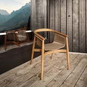 Pelle chair for Zeitraum. Design e fabricação de móveis projeto de Lorenz+Kaz - 06.09.2022