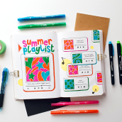 London Graphics | Make Your Notes Pop. Design, Traditional illustration, Arts, Crafts, T, pograph, Lettering, Sketching, Creativit, and Drawing project by Louise Chai - 08.17.2022