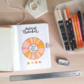 Tombow | Mindfulness Journaling. Traditional illustration, Arts, Crafts, T, pograph, Calligraph, Lettering, Drawing, H, and Lettering project by Louise Chai - 02.14.2022
