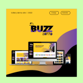 Buzzlotto . Traditional illustration, UX / UI, and Web Design project by Flavia Sousa - 08.31.2022