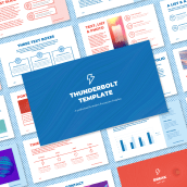 Thunderbolt Template | Presentación PowerPoint Multipropósito. Um projeto de Design, Design gráfico e Design de apresentação de Camilo Belmonte - 15.09.2022