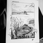 My project for course: Dip Pen and Ink Illustration: Capturing The Natural World. Sketching, Drawing, Artistic Drawing, Sketchbook, Ink Illustration, and Naturalistic Illustration project by Ma'Ria Az Ka'a - 09.17.2022