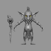 Um Goblin xP. 3D, Modelagem 3D, e Design de personagens 3D projeto de Ilustraguga . - 19.09.2022