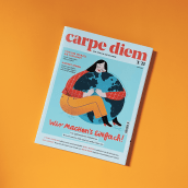 Carpe Diem Magazine. Ilustração tradicional, Design editorial e Ilustração editorial projeto de Rachel Katstaller - 25.09.2022