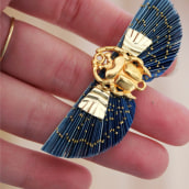 Collection Egypte. Un projet de Design de bijoux , et Broderie de Clémence Bourneuf - 26.09.2022