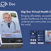 Digi Doc Virtual Health Clinic. Design, UX / UI, Product Design, Mobile Design, and App Design project by Adrian Brown - 03.24.2021