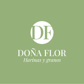 Doña Flor: Harinas y granos. Un proyecto de Diseño, Br, ing e Identidad, Consultoría creativa, Diseño gráfico y Diseño de logotipos de Sebastián Gavilán Parra - 06.10.2022