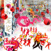 Public Spaces in Cities: Picture Book Concept. Un proyecto de Ilustración tradicional y Álbum ilustrado						 de Victoria Tentler-Krylov - 11.10.2022