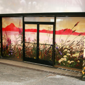 Wildflowers of Elliott Bay (mural art). Ilustração e Ilustração digital projeto de eleanor doughty - 13.10.2022