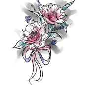 Tatto flores. Un proyecto de Diseño de tatuajes de Míriam Fontcuberta - 06.10.2021