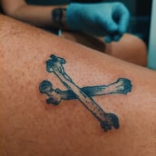 Mi proyecto del curso: Tatuaje para principiantes. Un proyecto de Diseño de tatuajes de André Ferreira - 16.10.2022