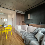 Apartment matched amazing view. Design, Design interativo, Arquitetura de interiores, e Fotografia de interiores projeto de Victoria Malysheva - 25.10.2022