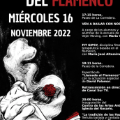 Día internacional del Flamenco. Design, and Traditional illustration project by Fran Valdés - 11.11.2022