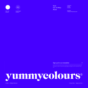 YummyColours. Design interativo, e Desenvolvimento Web projeto de Jorge Toloza Cuello - 10.05.2021
