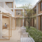 Proposal for a new Elderly Home in Antwerp, Belgium. Architecture project by Architecture On Paper - 11.30.2022