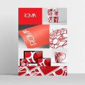 Roma Branding Poster Design. Design, Br, ing, Identit, and Graphic Design project by Davar Azarbeygui - 12.02.2022