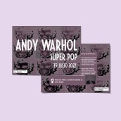 Exposición Andy Warhol. Design, e Design gráfico projeto de Sandra Valle del Castillo - 13.12.2022