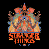 STRANGER THINGS NETFLIX. Un proyecto de Ilustración de Raul Urias - 13.12.2022