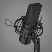 Desktop Mic. 3D, Product Design, Digital Illustration, and 3D Modeling project by Alejandro Soriano - 10.02.2022
