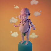 Zubuda. Un proyecto de Diseño, Modelado 3D y Diseño de personajes 3D de J Cente - 13.12.2022