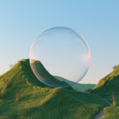 SPACE10 Beyond Bubble. Un proyecto de 3D, Dirección de arte, Animación 3D, Ilustración digital, Modelado 3D, Diseño 3D y Visualización arquitectónica de Francisco Cortés - 25.03.2022