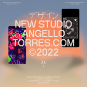  Angello Torres Studio — Website. Un proyecto de Diseño, UX / UI, Dirección de arte, Br, ing e Identidad y Diseño Web de Angello Torres - 29.12.2022