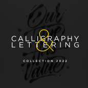 Caligrafía & Lettering 2022. Un proyecto de Lettering, Lettering digital y Lettering 3D de Daniel Hosoya - 03.01.2023