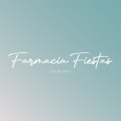 IMAGEN DE MARCA FARMACIA FIESTAS. Un proyecto de Diseño gráfico y Diseño de logotipos de DIKA estudio - 10.01.2023